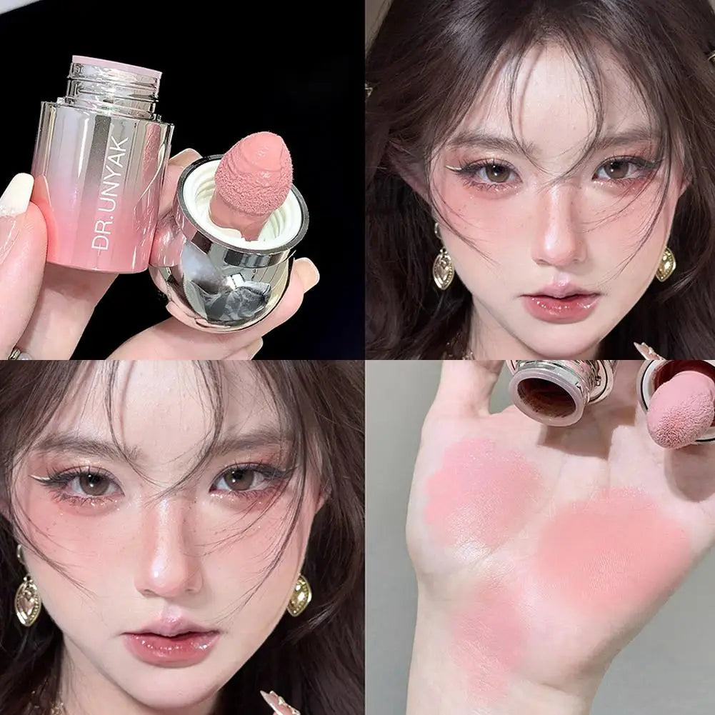Blush Liquide Velours – Applicateur Éponge Intégré