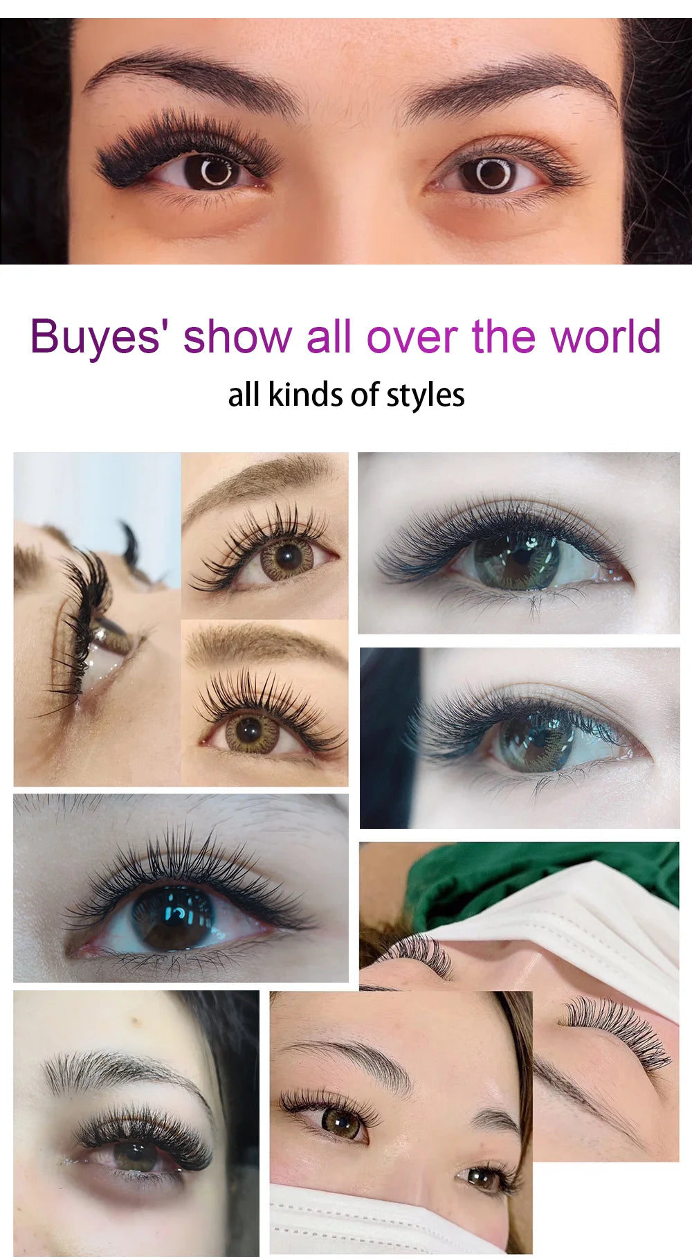 Extensions de Cils Classiques NAGARAKU – Pose Cil à Cil