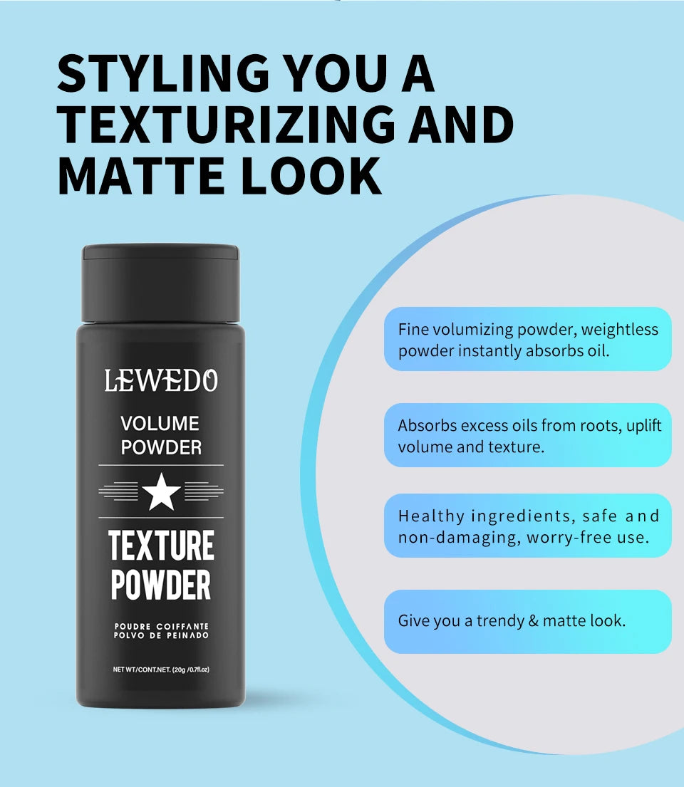 Poudre Coiffante Volumatrice – Effet Matifiant
