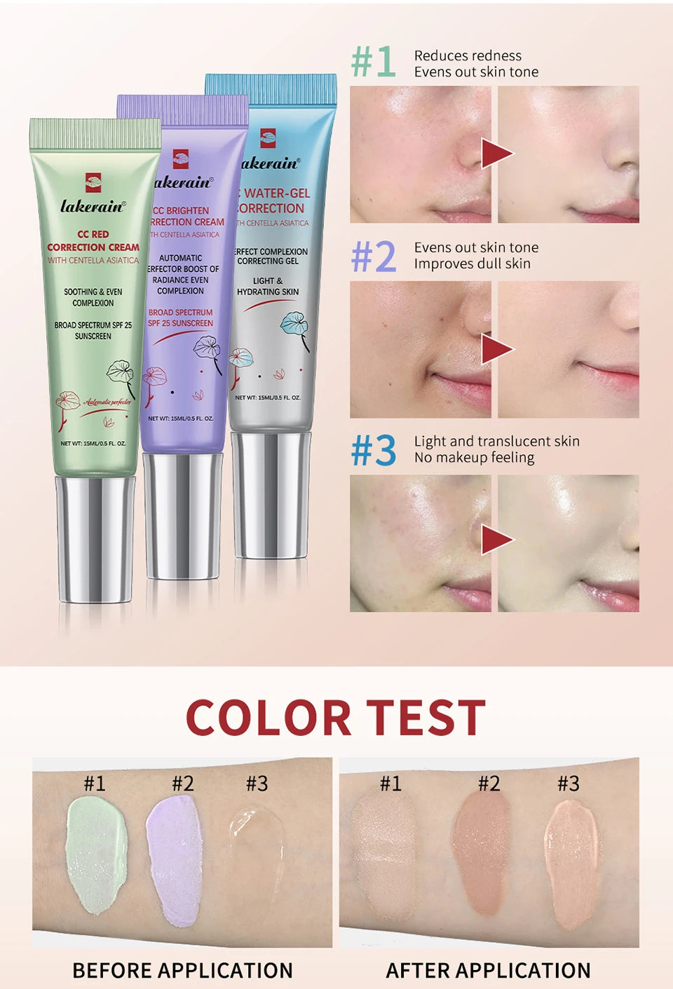 CC Crème Coréenne Adaptative – Centella Haute Couvrance