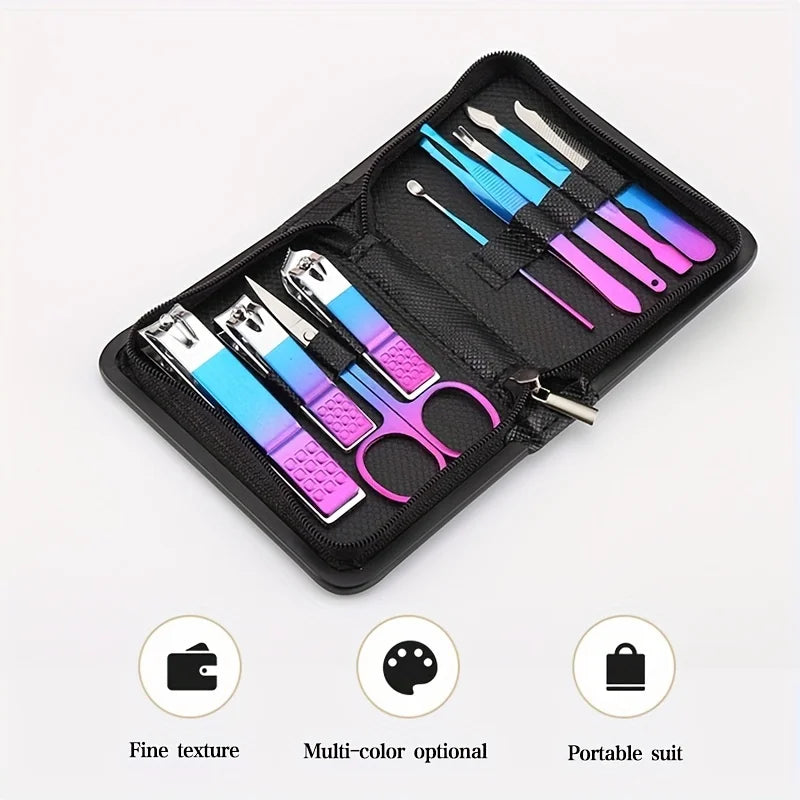 Kit Manucure & Pédicure Professionnel – Trousse de Voyage