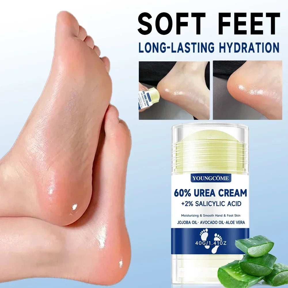 Crème Pieds Urée 60 % – Talons Très Secs