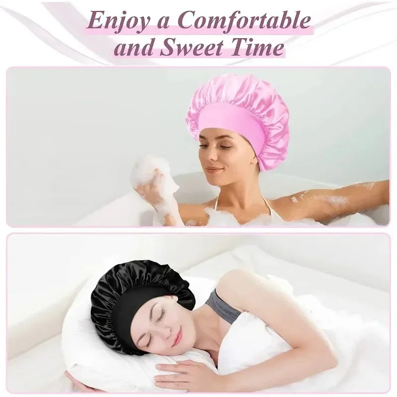 Bonnet en Satin – Protection Nuit