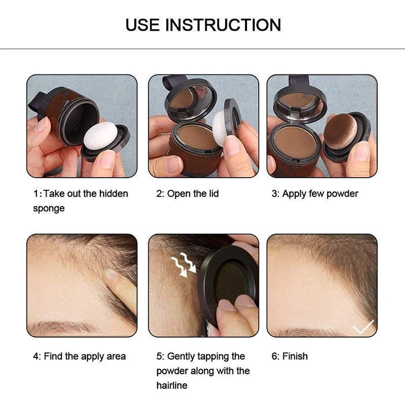 Poudre Densifiante Racines – Correcteur Cheveux Clairsemés