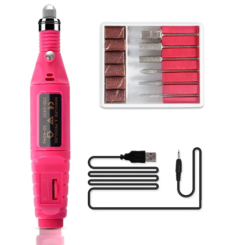 Kit Complet Vernis Semi-Permanent – Lampe UV & Ponceuse