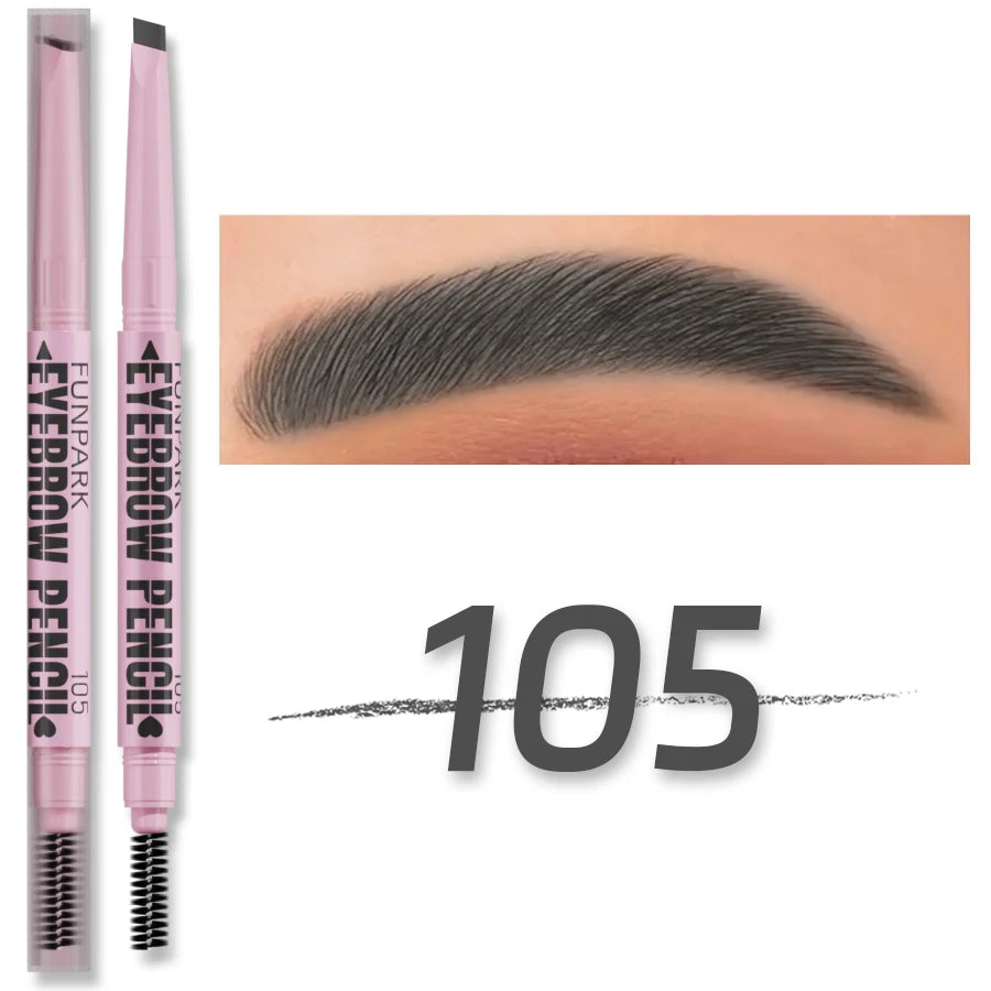 Crayon à Sourcils 2-en-1 Waterproof – 5 Teintes