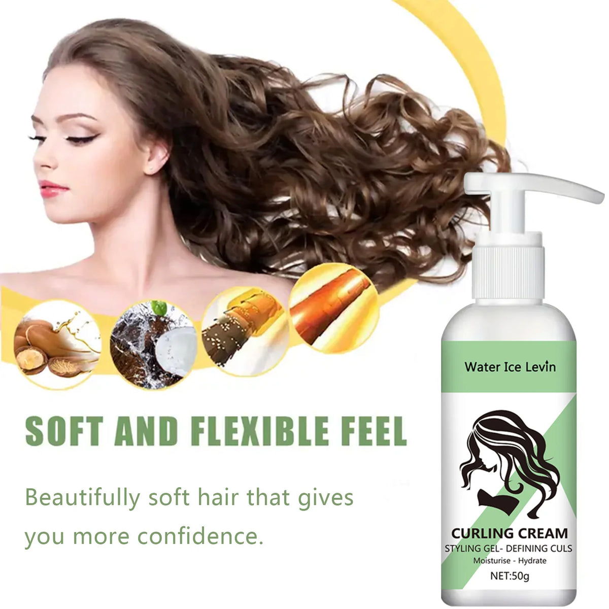 Gel Définition Boucles – Kératine & Biotine