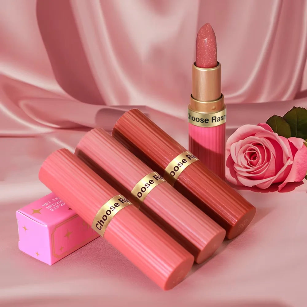 Rouge à Lèvres Nacré Diamant – Fini Glitter Waterproof