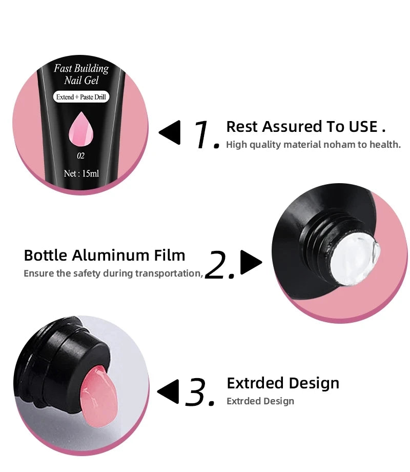 Kit Complet Vernis Semi-Permanent – Lampe UV & Ponceuse