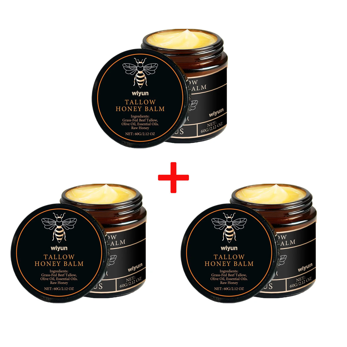 Crème Corps Suif & Miel – Éclat et Fermeté