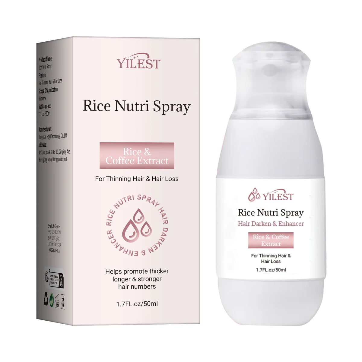 Spray Riz & Café Movapets, flacon 50 ml et son étui