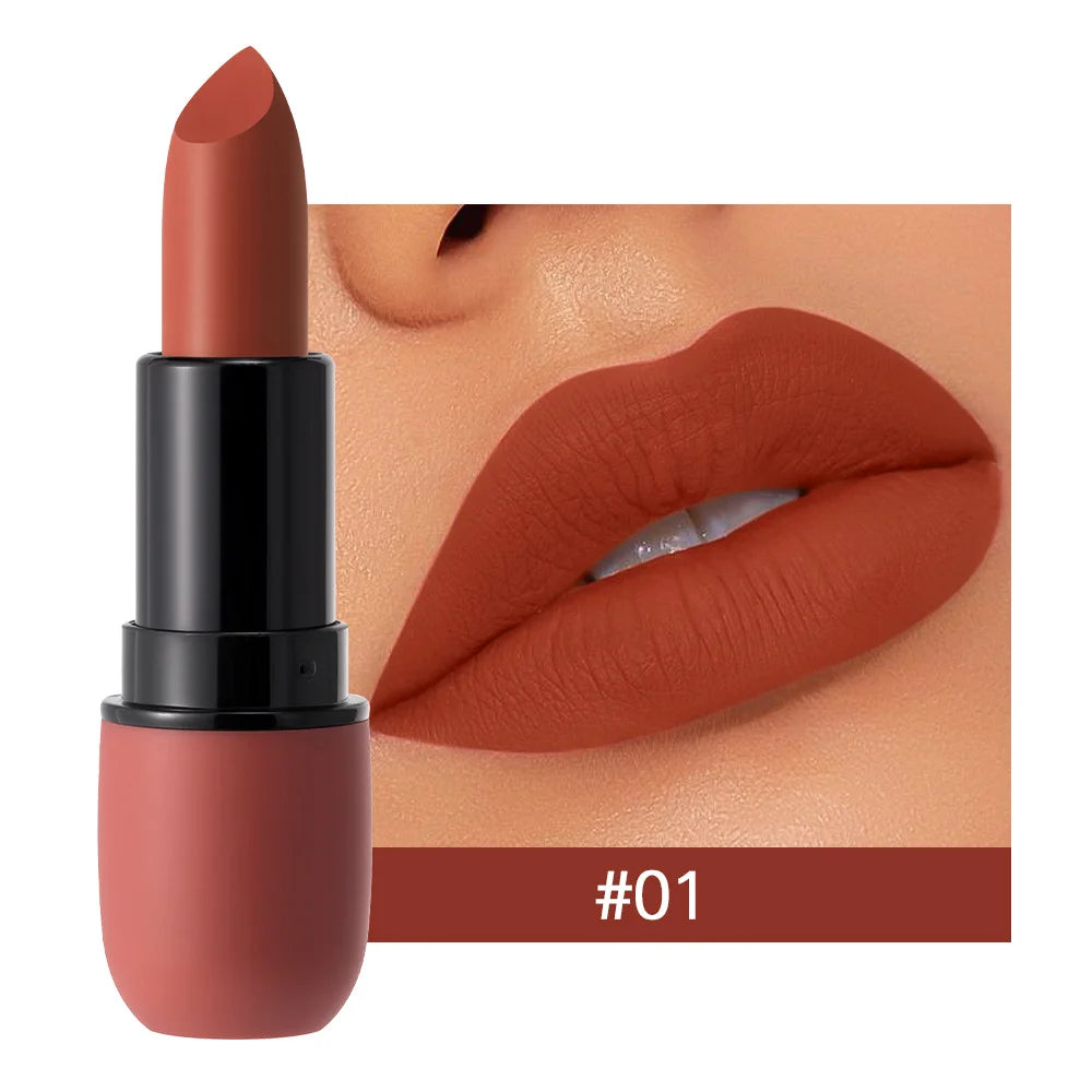 Rouge à Lèvres Mat Velours – Fini Longue Tenue