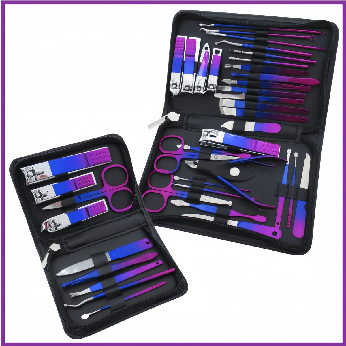 Kit Manucure & Pédicure Professionnel – Trousse de Voyage