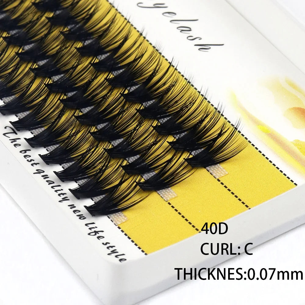 Extensions de Cils Volume Russe 20D à 40D – 60 Bouquets