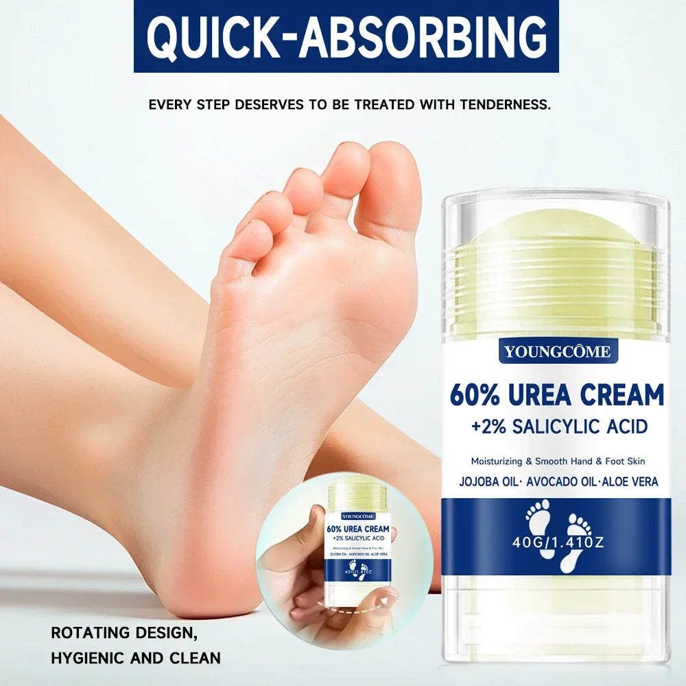 Crème Pieds Urée 60 % – Talons Très Secs
