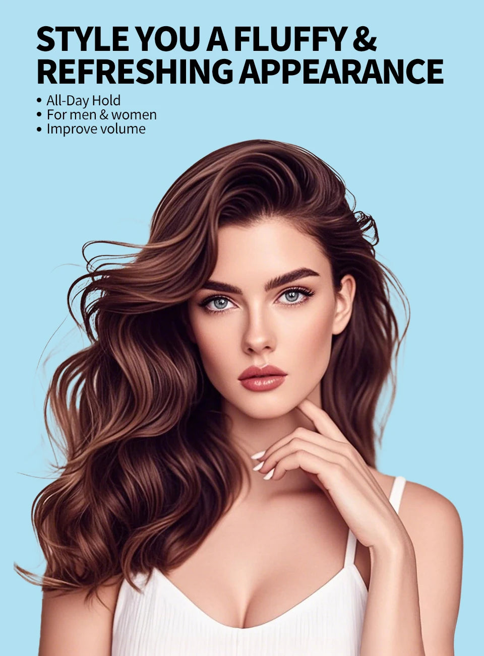 Poudre Coiffante Volumatrice – Effet Matifiant