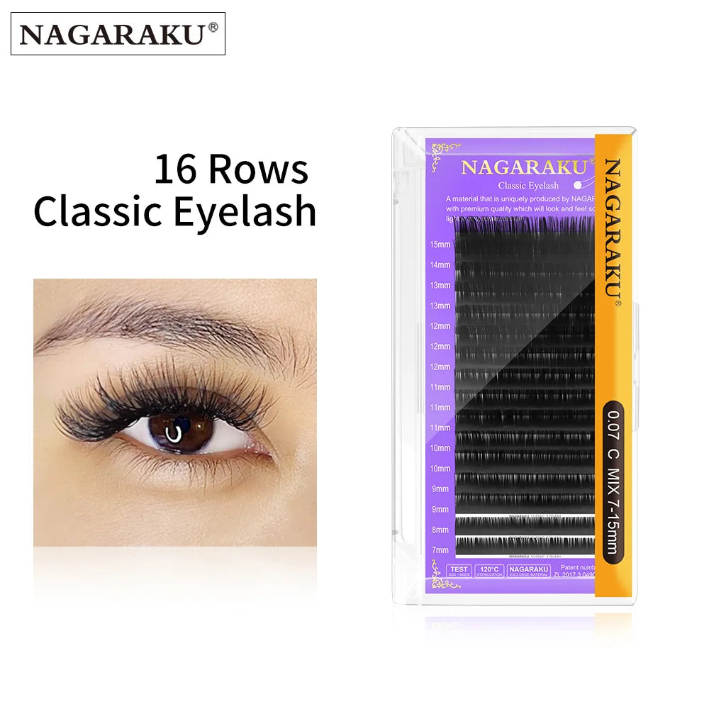 Extensions de Cils Classiques NAGARAKU – Pose Cil à Cil