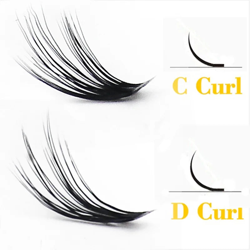 Extensions de Cils Volume Russe 20D à 40D – 60 Bouquets