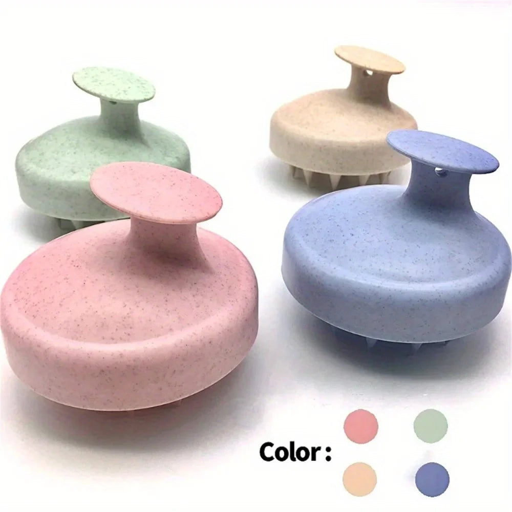 Brosse de Massage Cuir Chevelu en Silicone