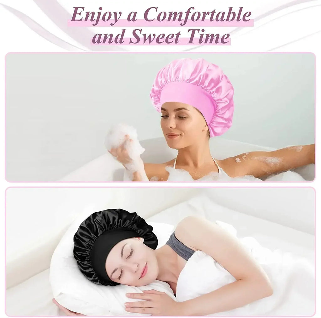 Bonnet en Satin – Protection Nuit