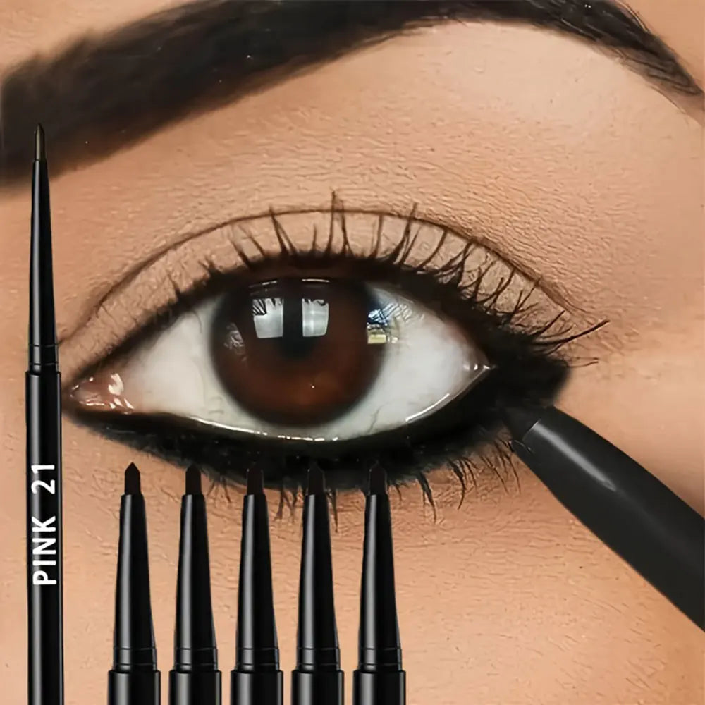 Crayon Eyeliner Noir Waterproof – Lot de 5