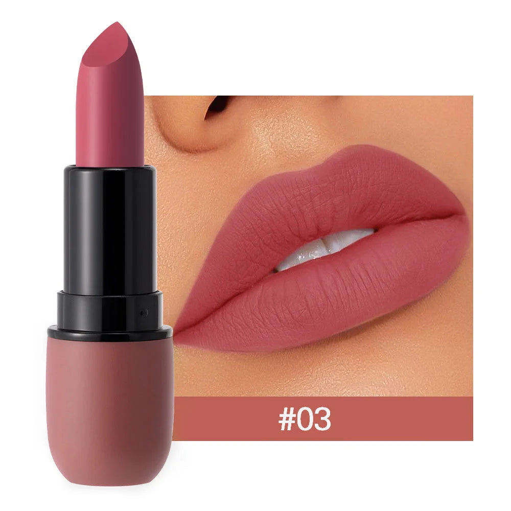 Rouge à Lèvres Mat Velours – Fini Longue Tenue