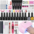 Kit Complet Vernis Semi-Permanent – Lampe UV & Ponceuse