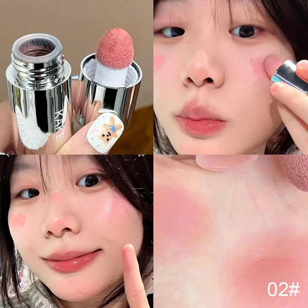 Blush Liquide Velours – Applicateur Éponge Intégré