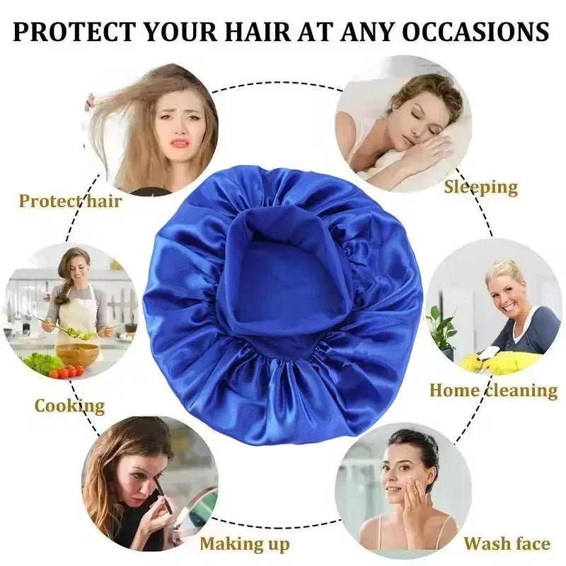 Bonnet en Satin – Protection Nuit