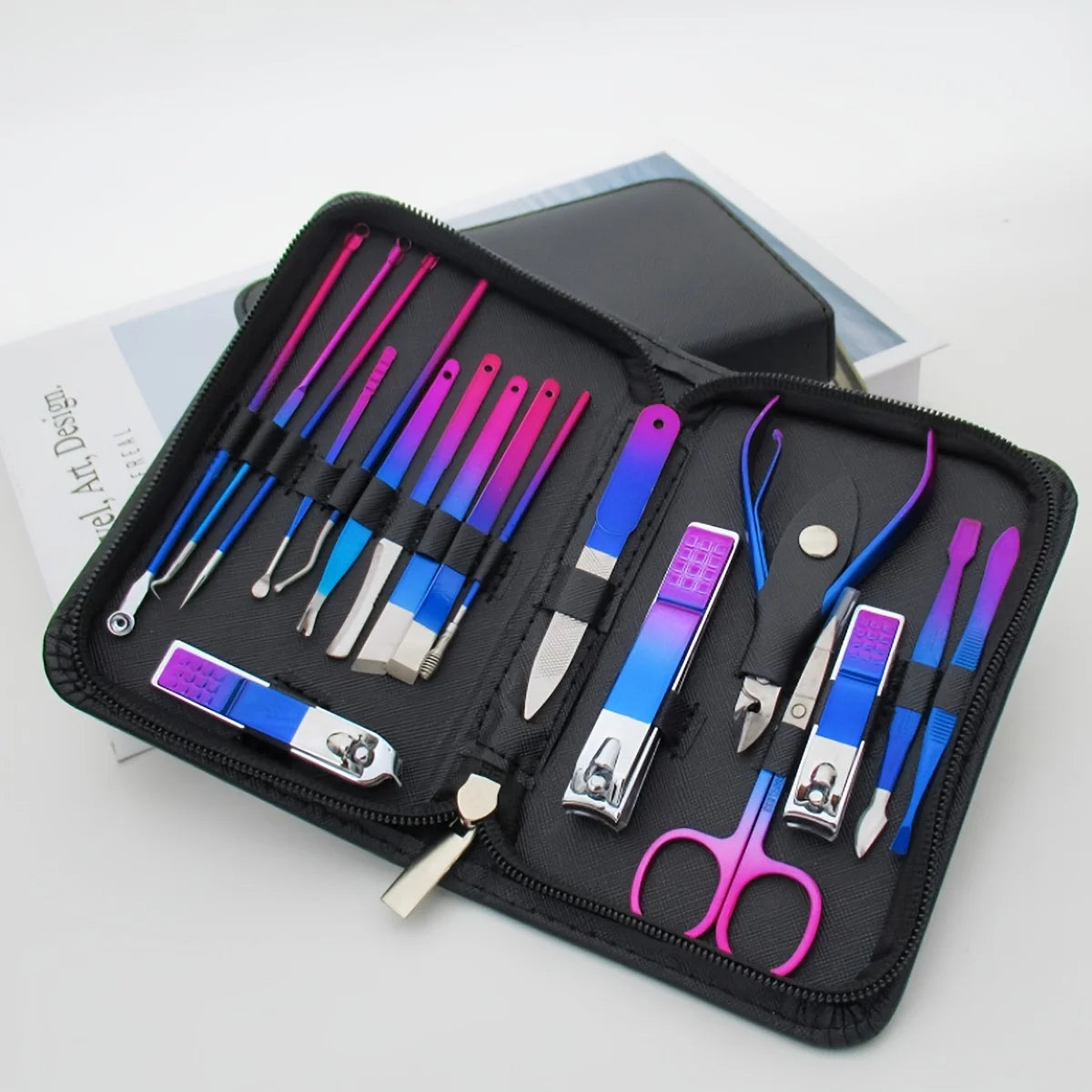Kit Manucure & Pédicure Professionnel – Trousse de Voyage
