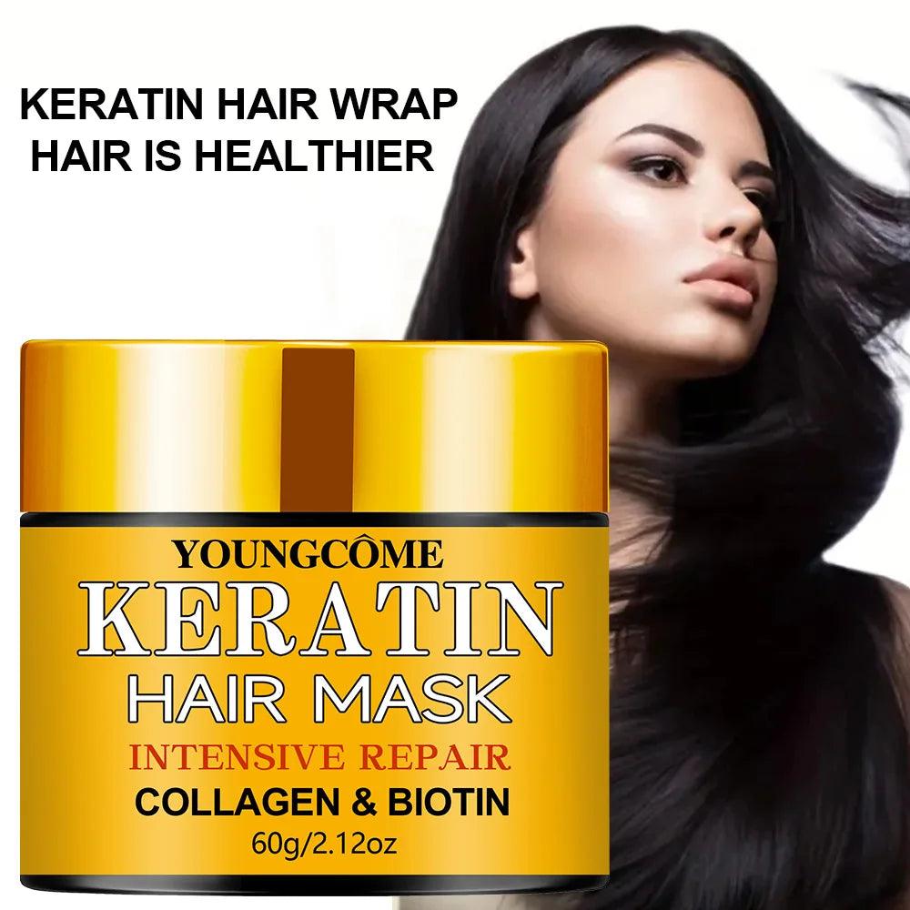 Masque Capillaire Kératine, Collagène & Biotine