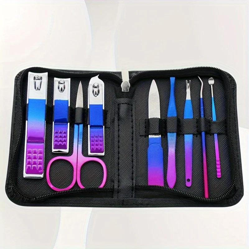 Kit Manucure & Pédicure Professionnel – Trousse de Voyage