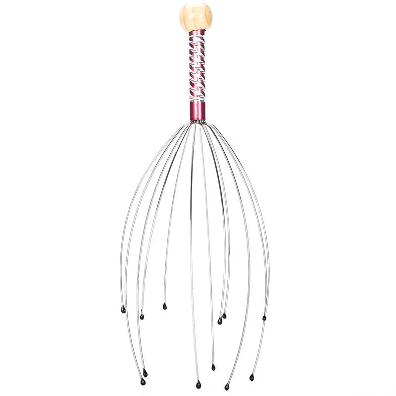 Masseur Crânien Pieuvre – Acier Inoxydable