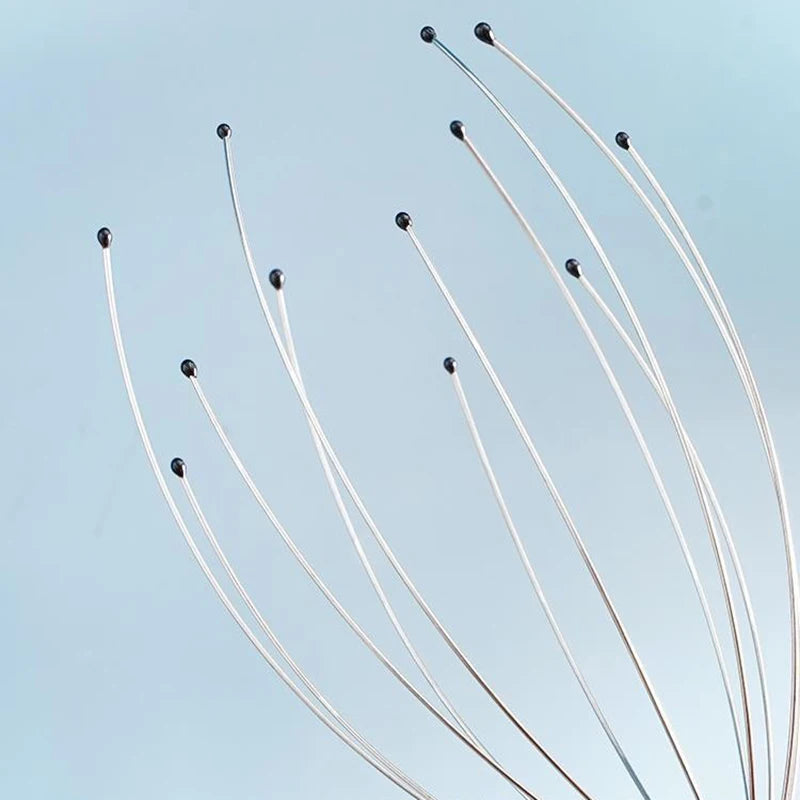 Masseur Crânien Pieuvre – Acier Inoxydable