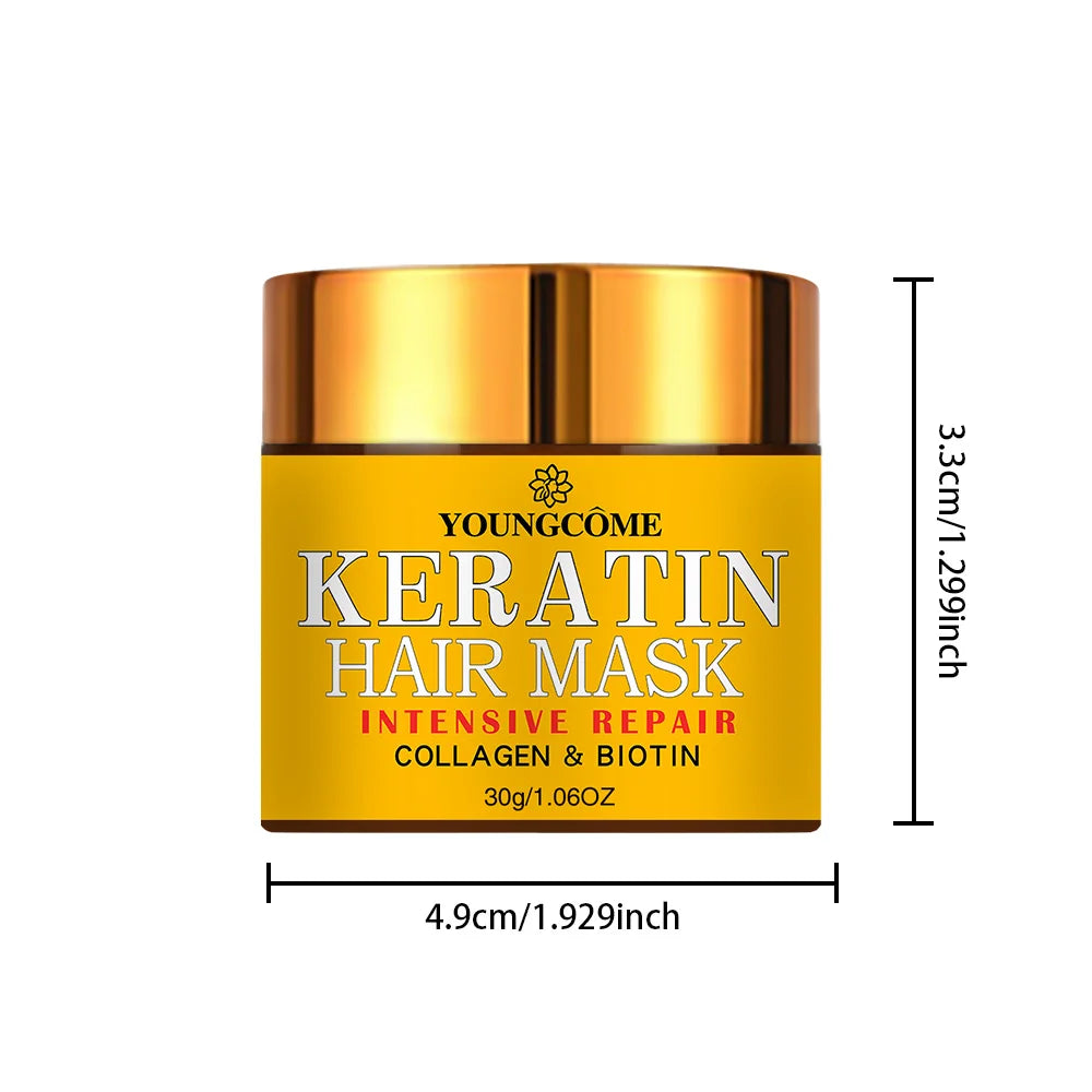 Masque Capillaire Kératine, Collagène & Biotine