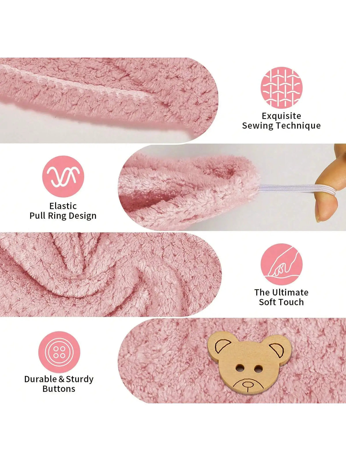 Turban Séchant en Microfibre – Absorption Rapide