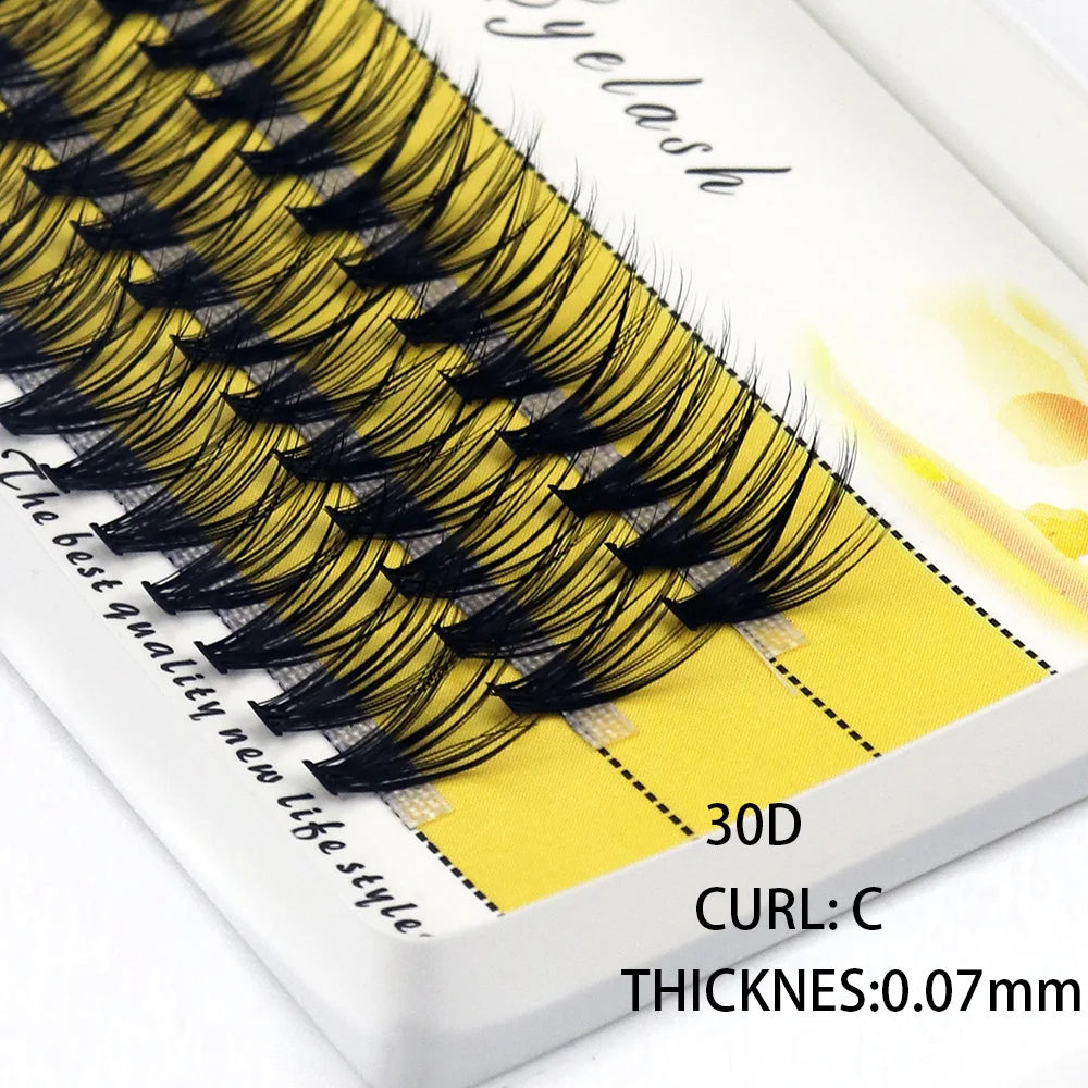 Extensions de Cils Volume Russe 20D à 40D – 60 Bouquets