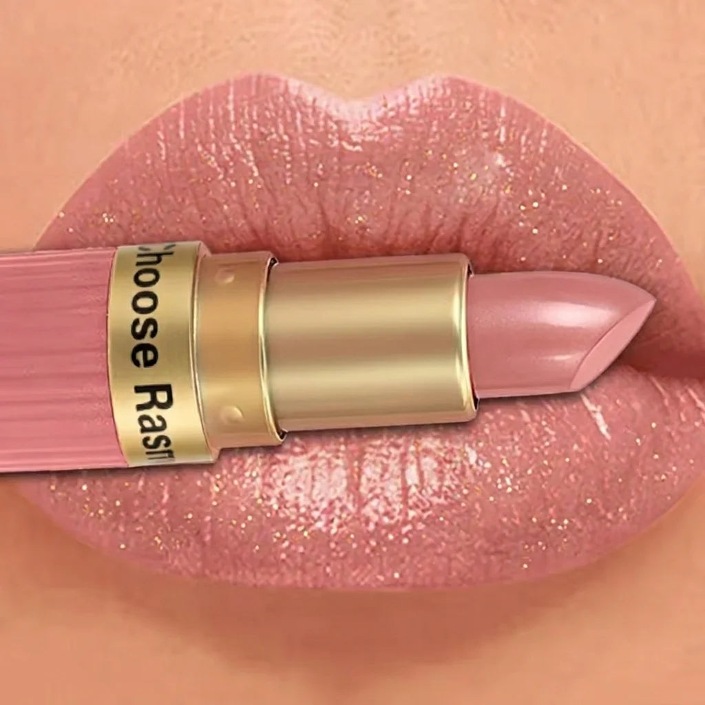 Rouge à Lèvres Nacré Diamant – Fini Glitter Waterproof