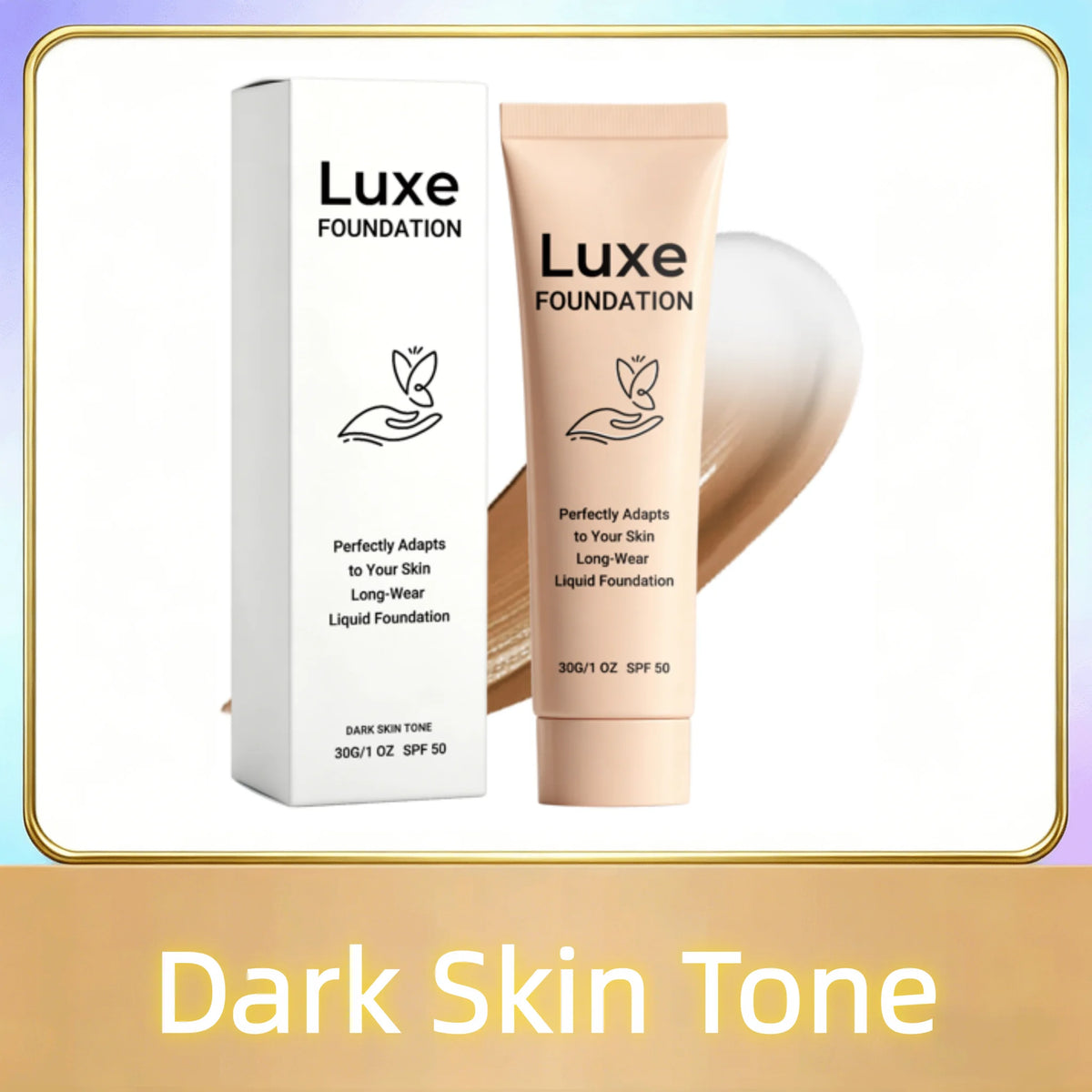 Fond de Teint Adaptatif SPF 50 – Effet Peau Nue