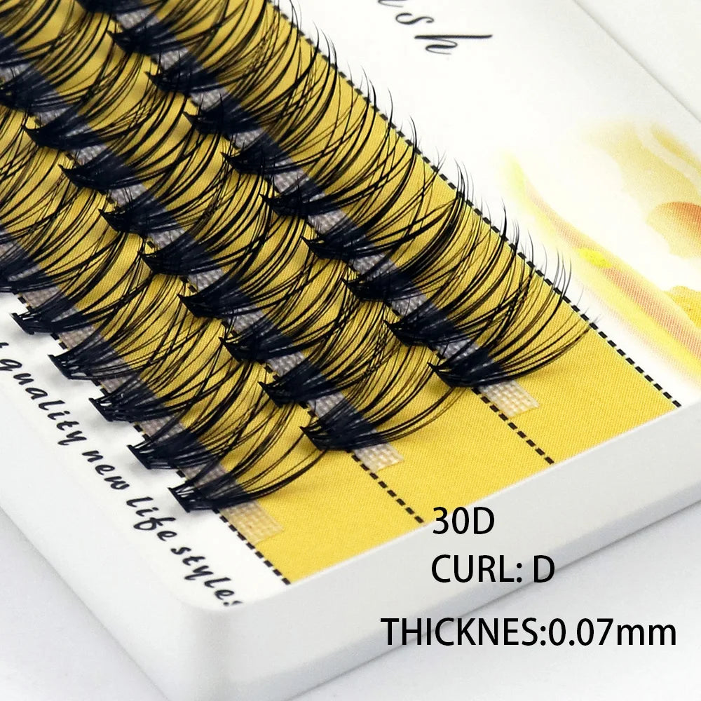 Extensions de Cils Volume Russe 20D à 40D – 60 Bouquets