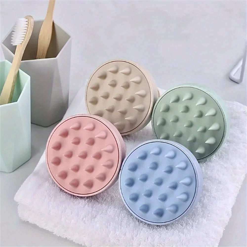 Brosse de Massage Cuir Chevelu en Silicone