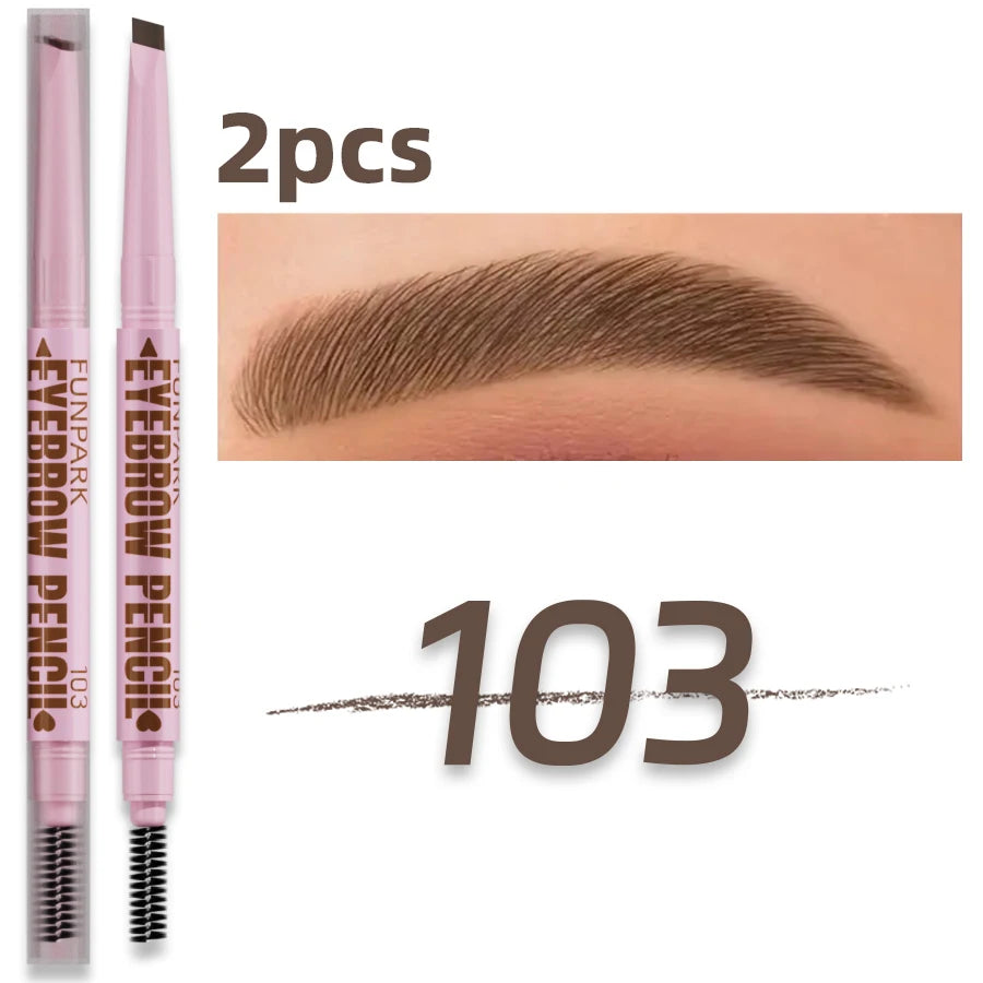 Crayon à Sourcils 2-en-1 Waterproof – 5 Teintes