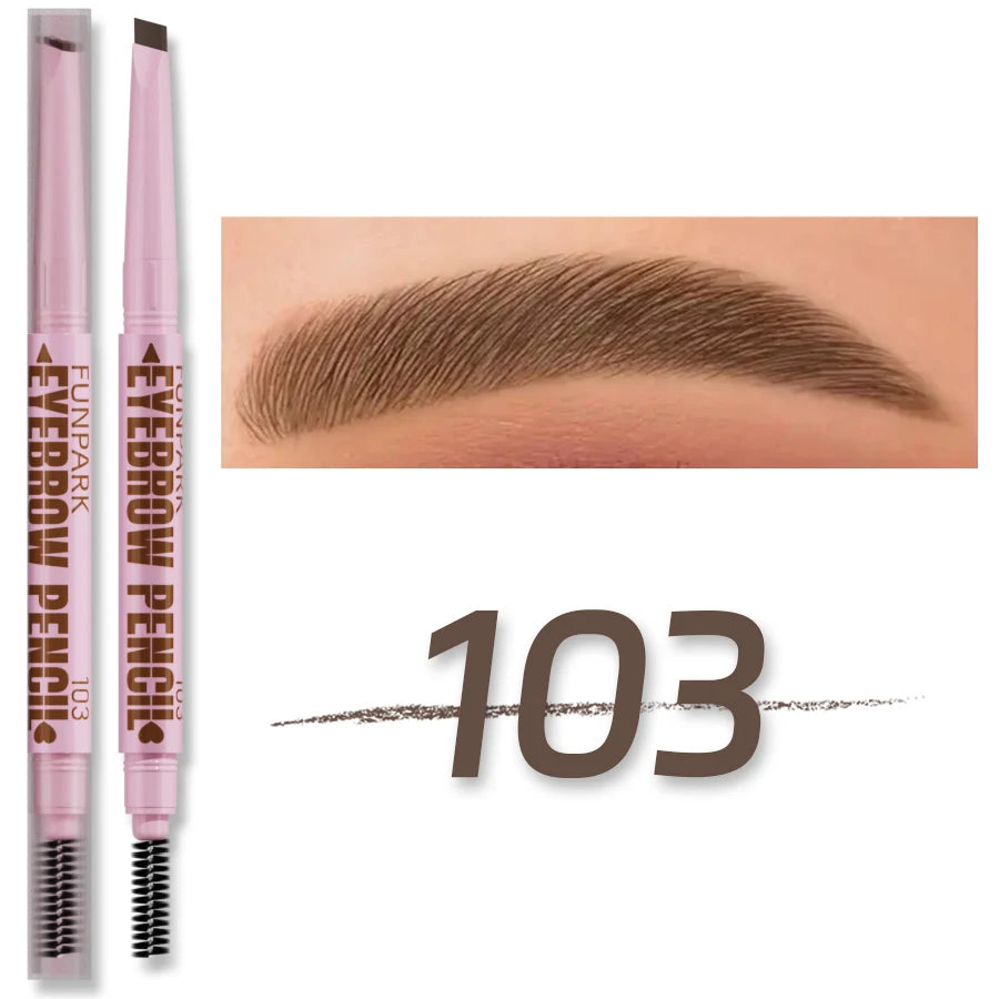 Crayon à Sourcils 2-en-1 Waterproof – 5 Teintes