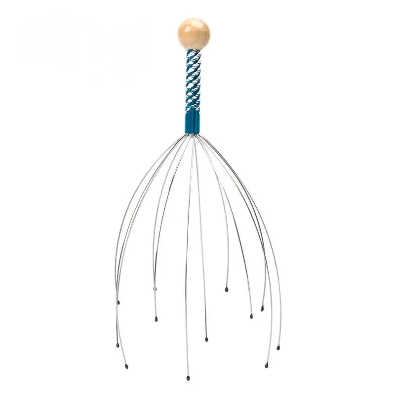 Masseur Crânien Pieuvre – Acier Inoxydable