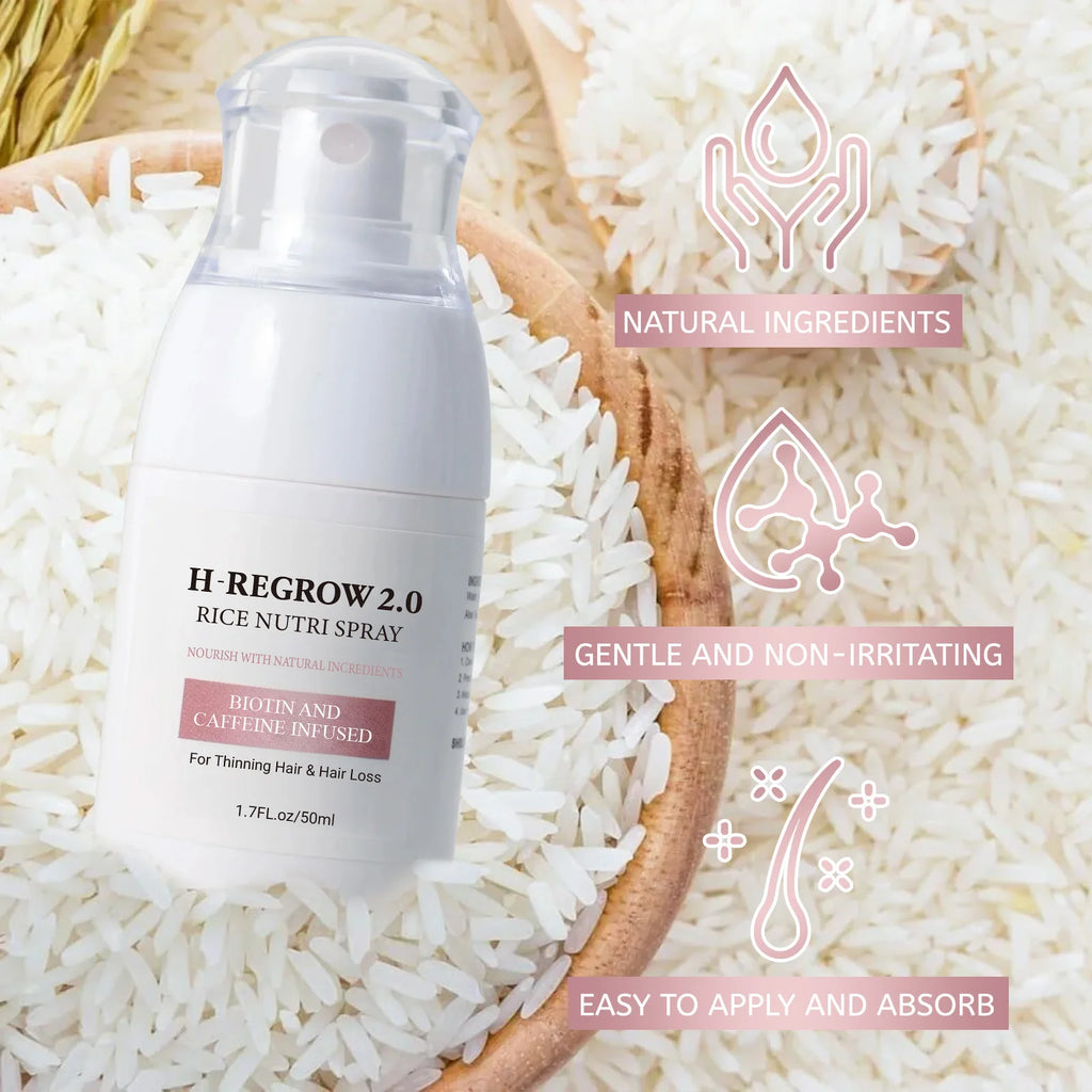 Eau de Riz Fermentée H-Regrow 2.0 – Croissance & Brillance