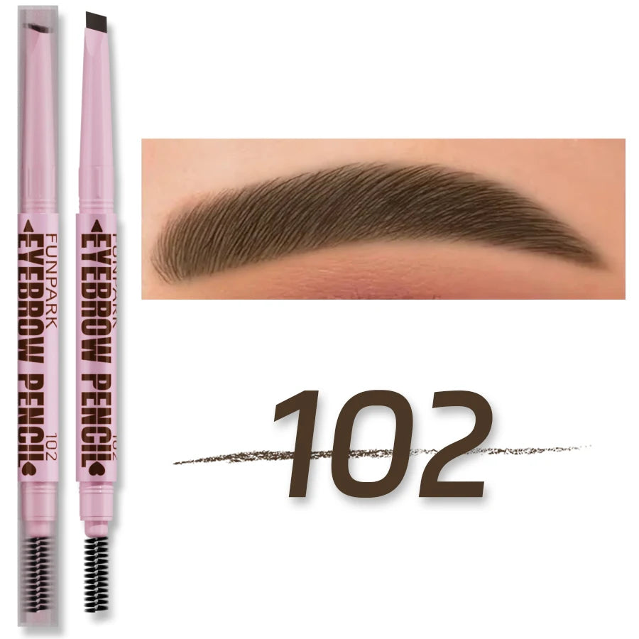 Crayon à Sourcils 2-en-1 Waterproof – 5 Teintes