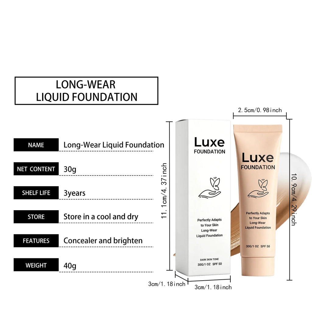 Fond de Teint Adaptatif SPF 50 – Effet Peau Nue