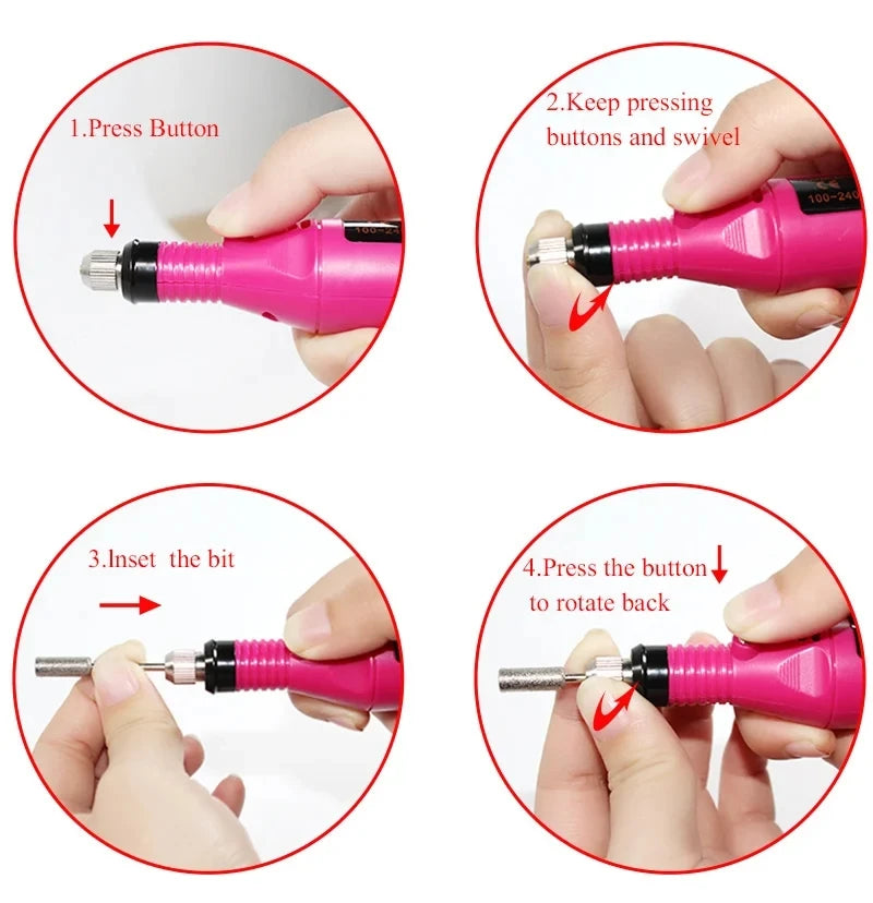 Kit Complet Vernis Semi-Permanent – Lampe UV & Ponceuse
