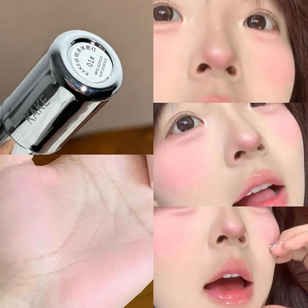 Blush Liquide Velours – Applicateur Éponge Intégré