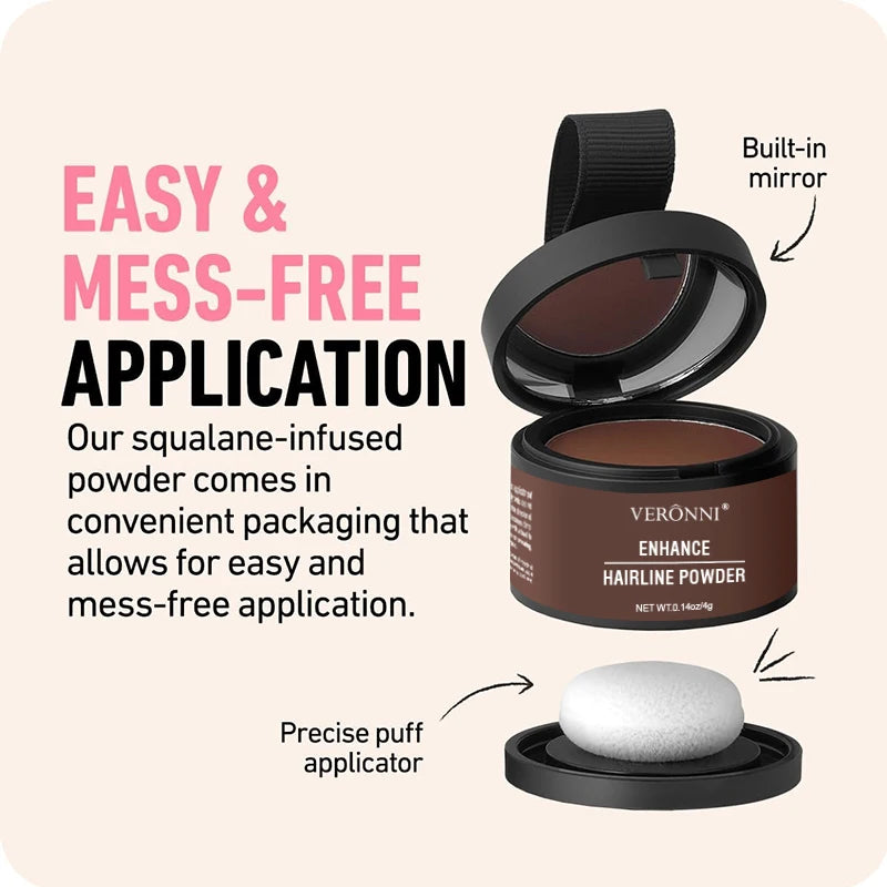 Poudre Densifiante Racines – Correcteur Cheveux Clairsemés
